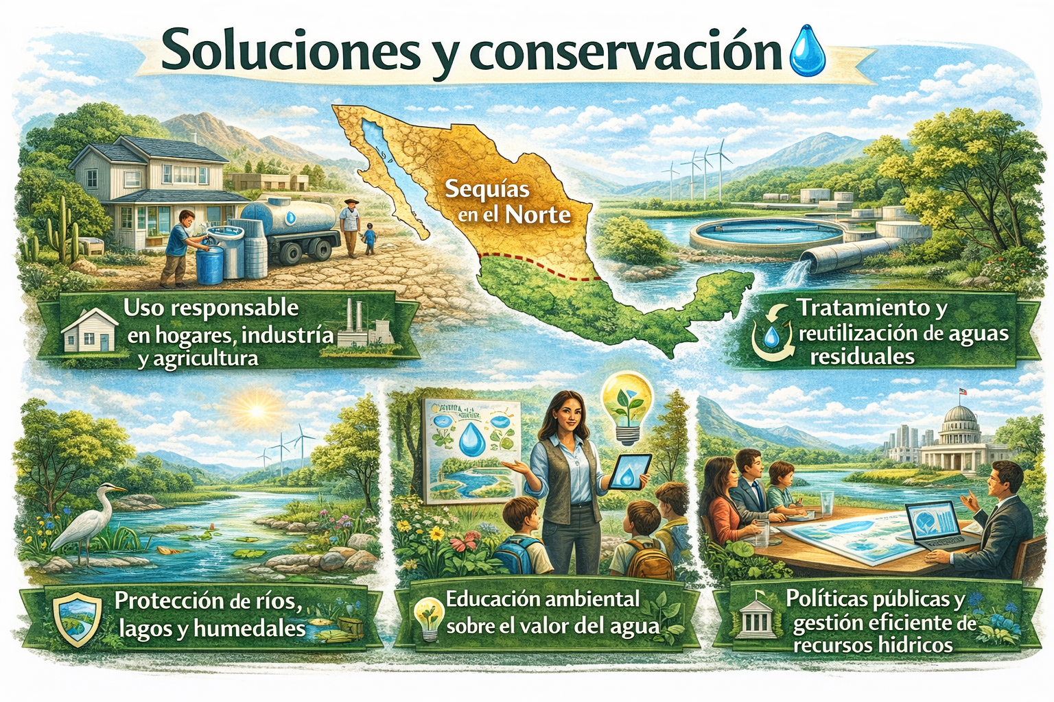 Soluciones del agua